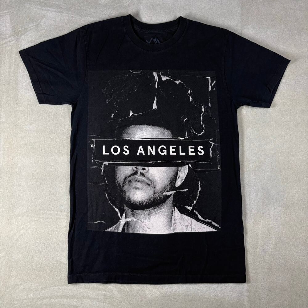 The Weeknd The Madness Fall Tour 2015 Los Angeles XO Black T Shirt Mens Small